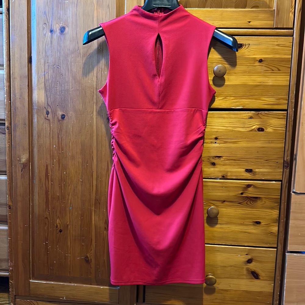 Guess Red Velvet Dress